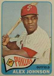 1965 Topps Baseball Cards      352     Alex Johnson RC